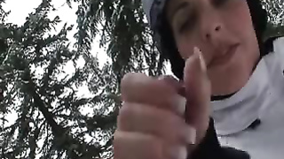 Снежная дрочка!